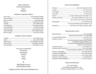 Program, inside pages 2